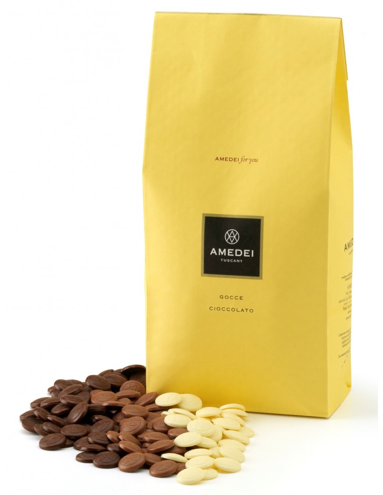 Amedei White Chocolate Drops 2kg