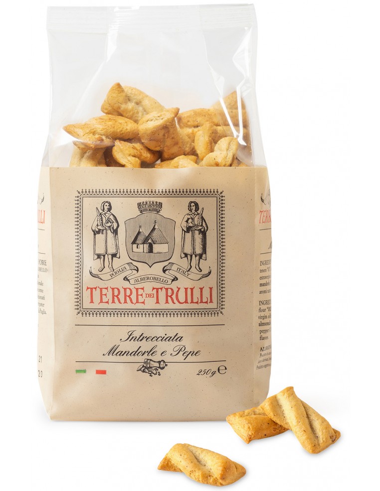 Terre Dei Trulli Intrecciata With Almond And Pepper 250g