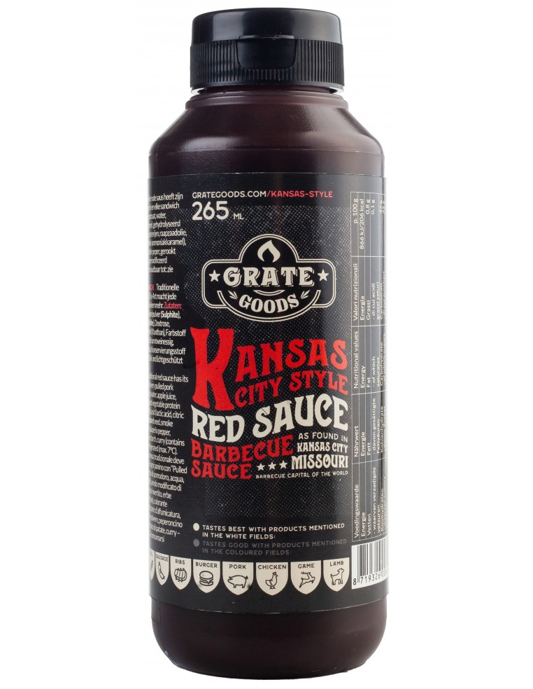 Kansas City Red Barbecue Sauce 265ml