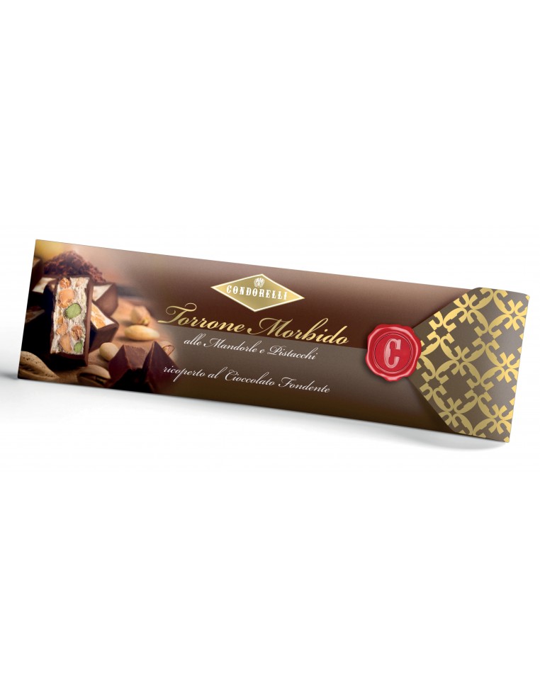 Condorelli Nougat Bar With Nuts & Chocolate 150g