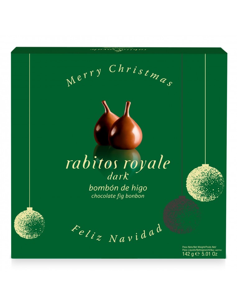 Rabitos Royale Figs In Dark Chocolate - Christmas Edition
