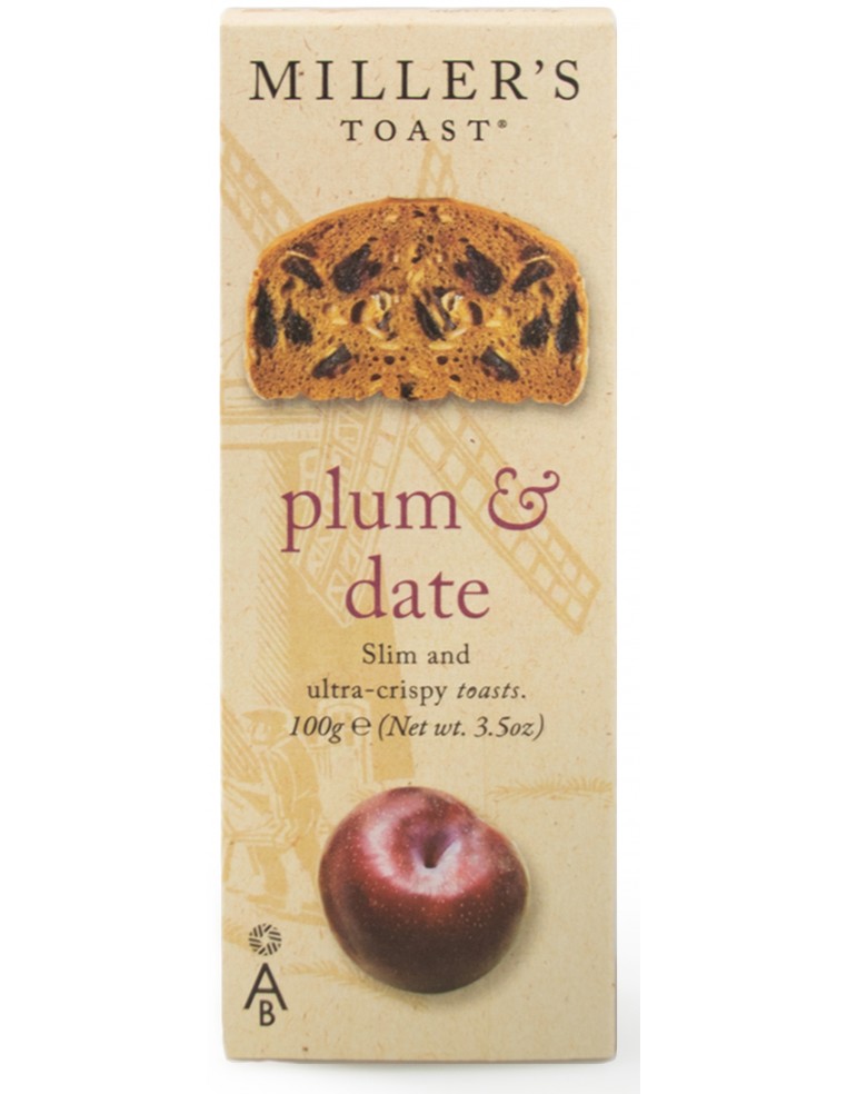 Millers Toast With Plums & Dates 100g