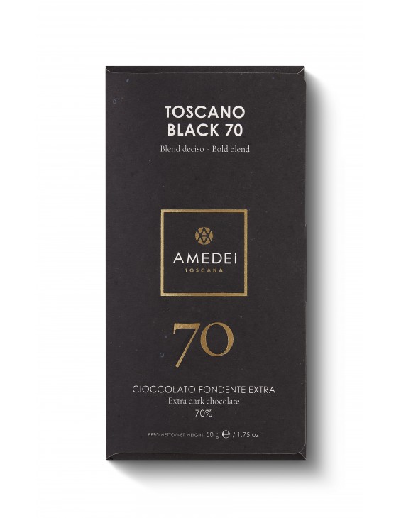 Amedei Toscano Black Tumšā Šokolāde 70% 50g