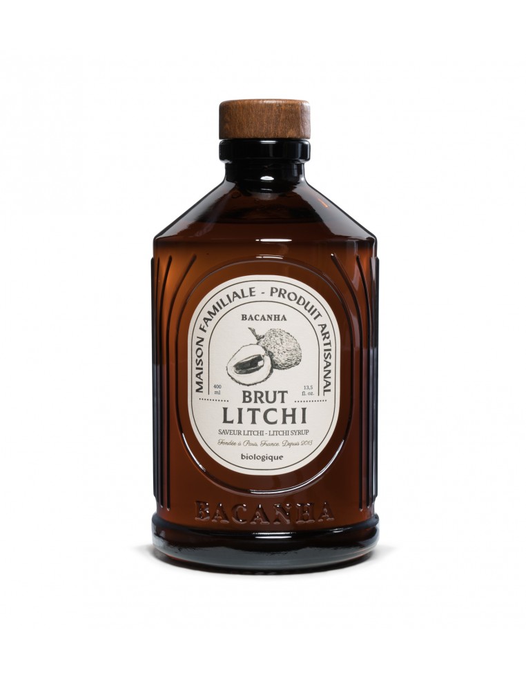 Bacanha Lychee Organic Syrup 400ml