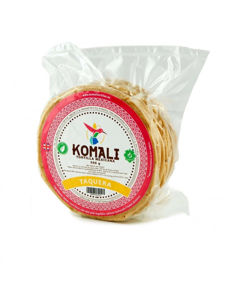 Komali Corn Tortillas For Tacos 500g