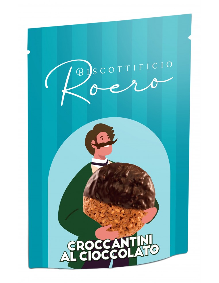 Roero Croccanti Cookies With Hazelnuts & Chocolate 150g