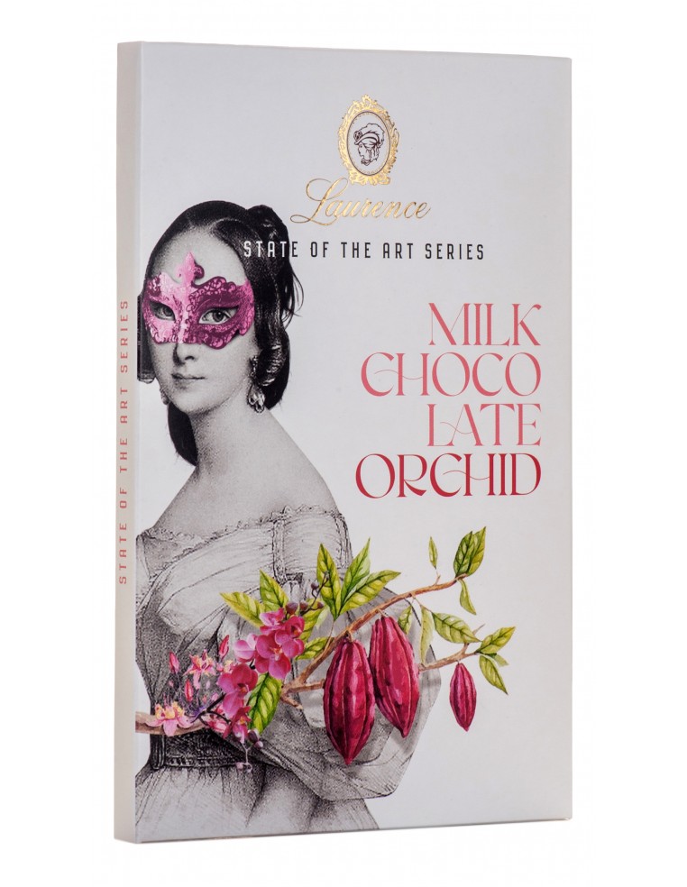 Laurence Milk Chocolate With Orchid 80g